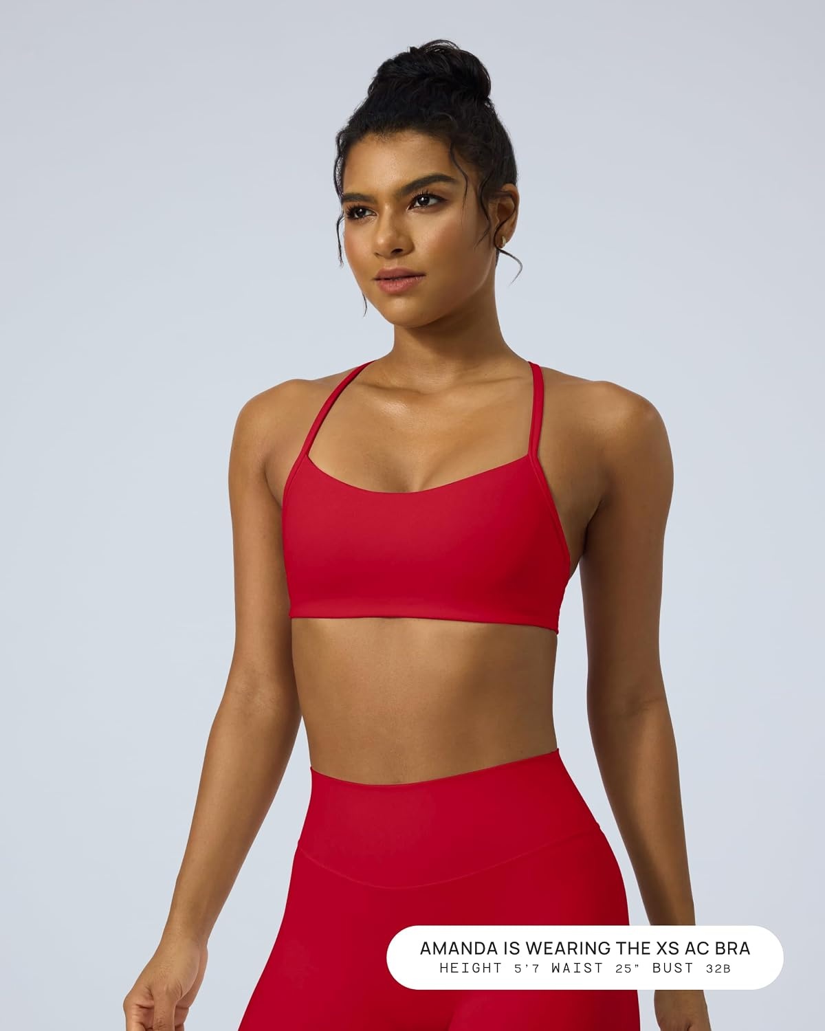 image:imagePAVOI ACTIVE Yoga Racerback Bras for Women Buttery Soft Low Support Scoop Neck YBack Thin Strap Sports Bra FlexFlowChilli Red