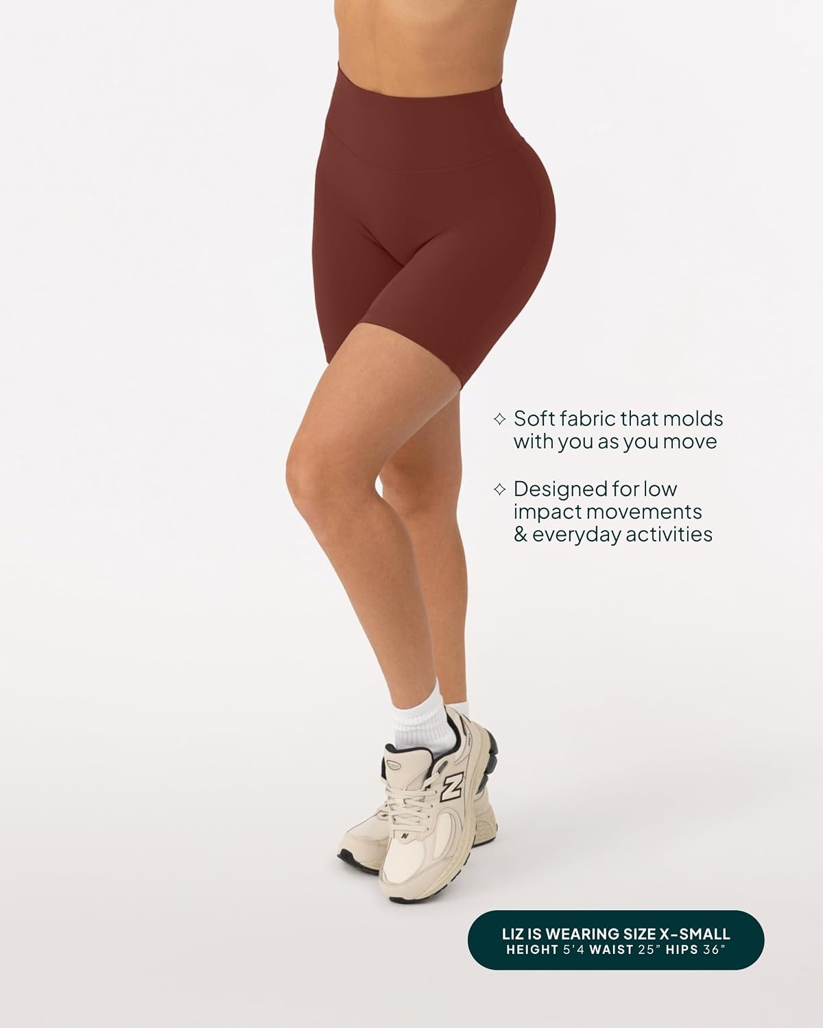 image:imagePAVOI ACTIVE Yoga Shorts for Women High Waisted Gym Shorts Buttery Soft Biker Workout Shorts 4 amp 6 Compression FitChocolate