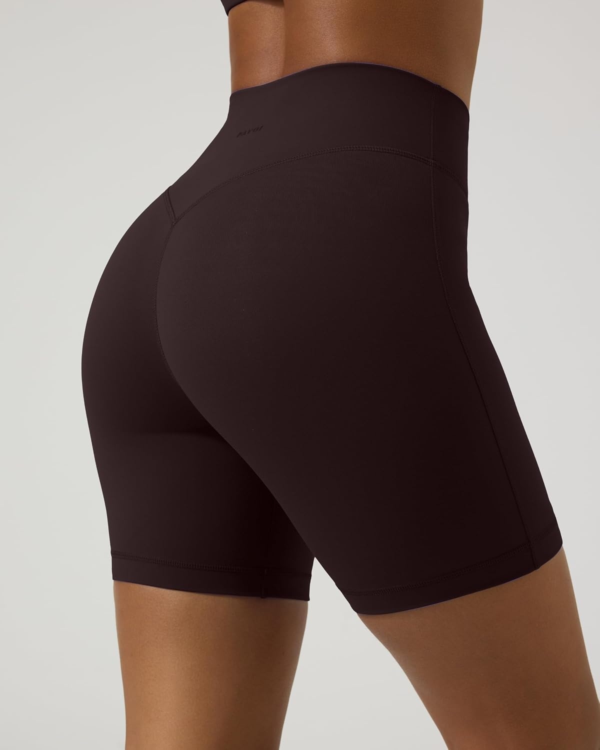 image:imagePAVOI ACTIVE Yoga Shorts for Women High Waisted Gym Shorts Buttery Soft Biker Workout Shorts 4 amp 6 Compression FitEspresso