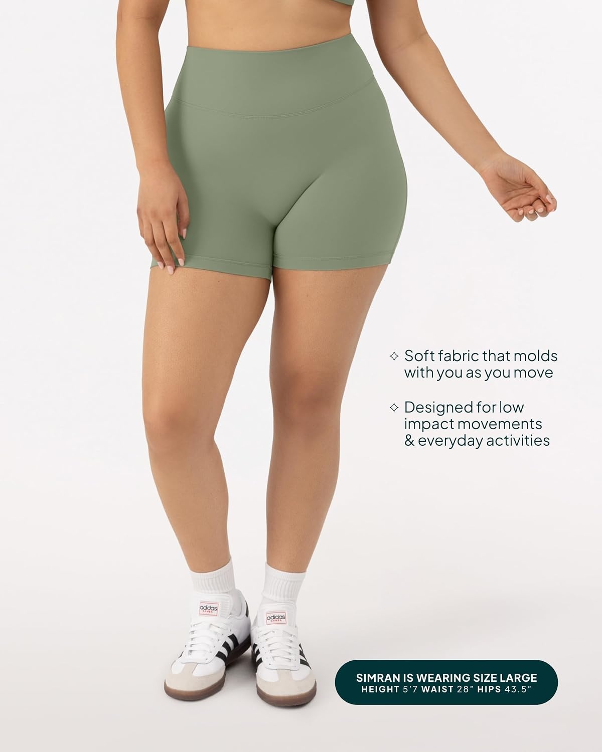 image:imagePAVOI ACTIVE Yoga Shorts for Women High Waisted Gym Shorts Buttery Soft Biker Workout Shorts 4 amp 6 Compression FitJade