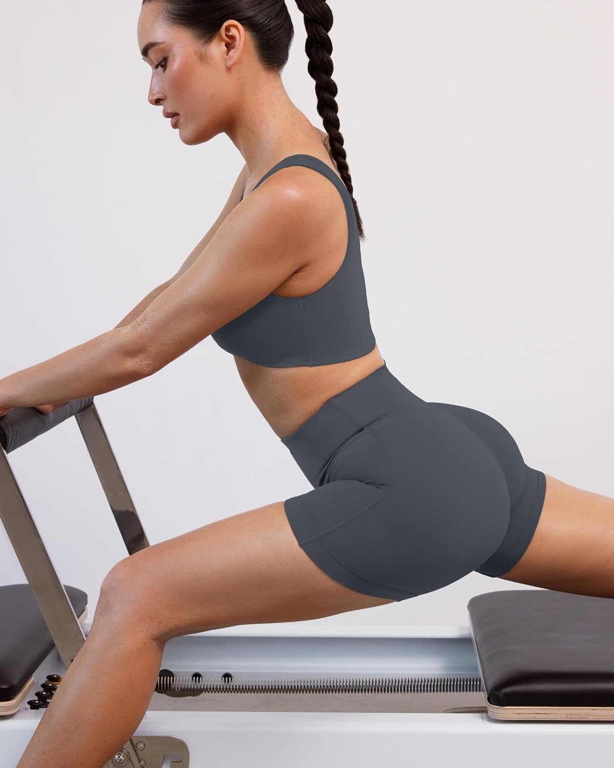 image:imagePAVOI ACTIVE Yoga Shorts for Women High Waisted Gym Shorts Buttery Soft Biker Workout Shorts 4 amp 6 Compression FitThunder
