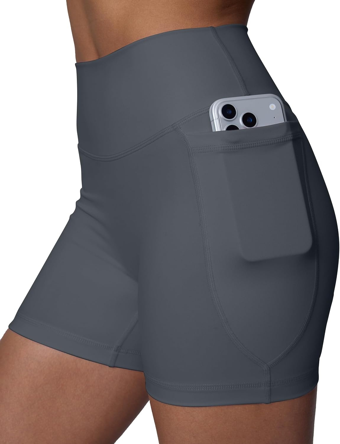 image:imagePAVOI ACTIVE Yoga Shorts for Women High Waisted Gym Shorts Buttery Soft Biker Workout Shorts 4 amp 6 Compression FitThunder