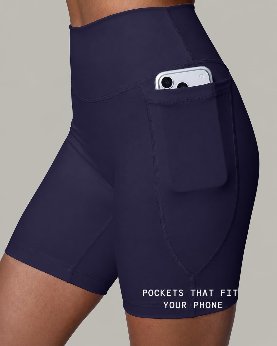image:imagePAVOI ACTIVE Yoga Shorts for Women High Waisted Gym Shorts Buttery Soft Biker Workout Shorts 4 amp 6 Compression FitTwilight