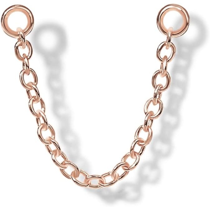 image:imagePAVOI 14K Earrings Chain Connectors 45 Millimeters Yellow Gold30 Millimeters