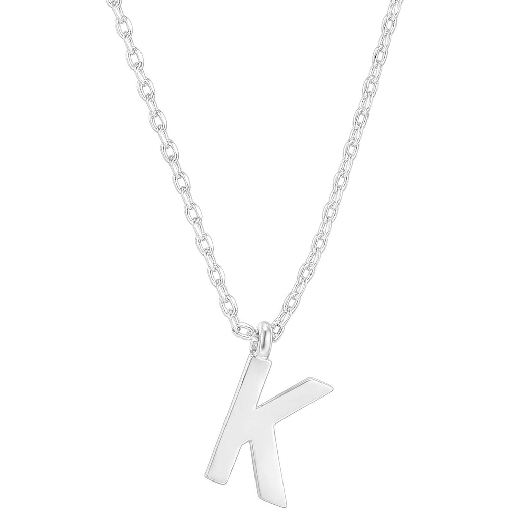 image:imagePAVOI 14K Gold Plated Initial Necklace  Letter Necklaces for Women K