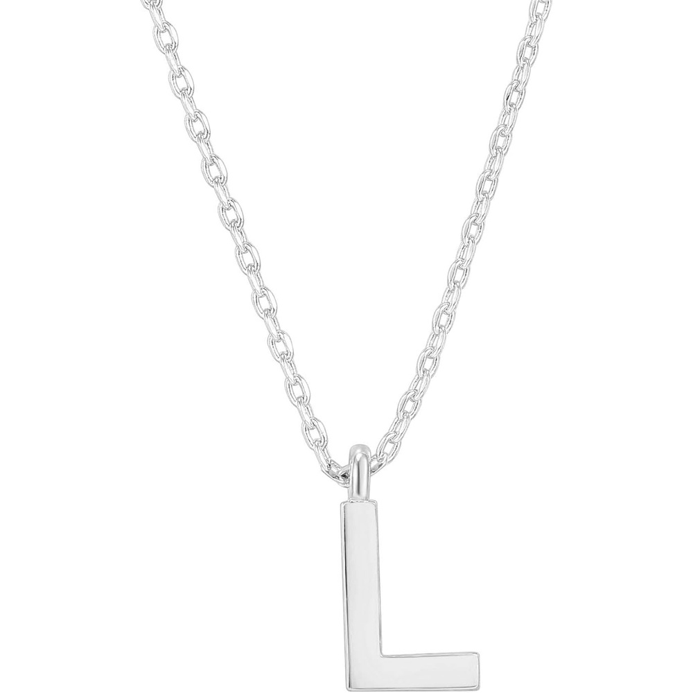image:imagePAVOI 14K Gold Plated Initial Necklace  Letter Necklaces for Women L