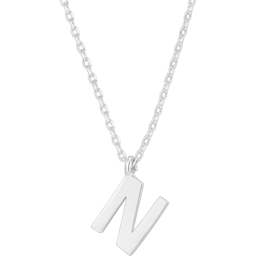 image:imagePAVOI 14K Gold Plated Initial Necklace  Letter Necklaces for Women N