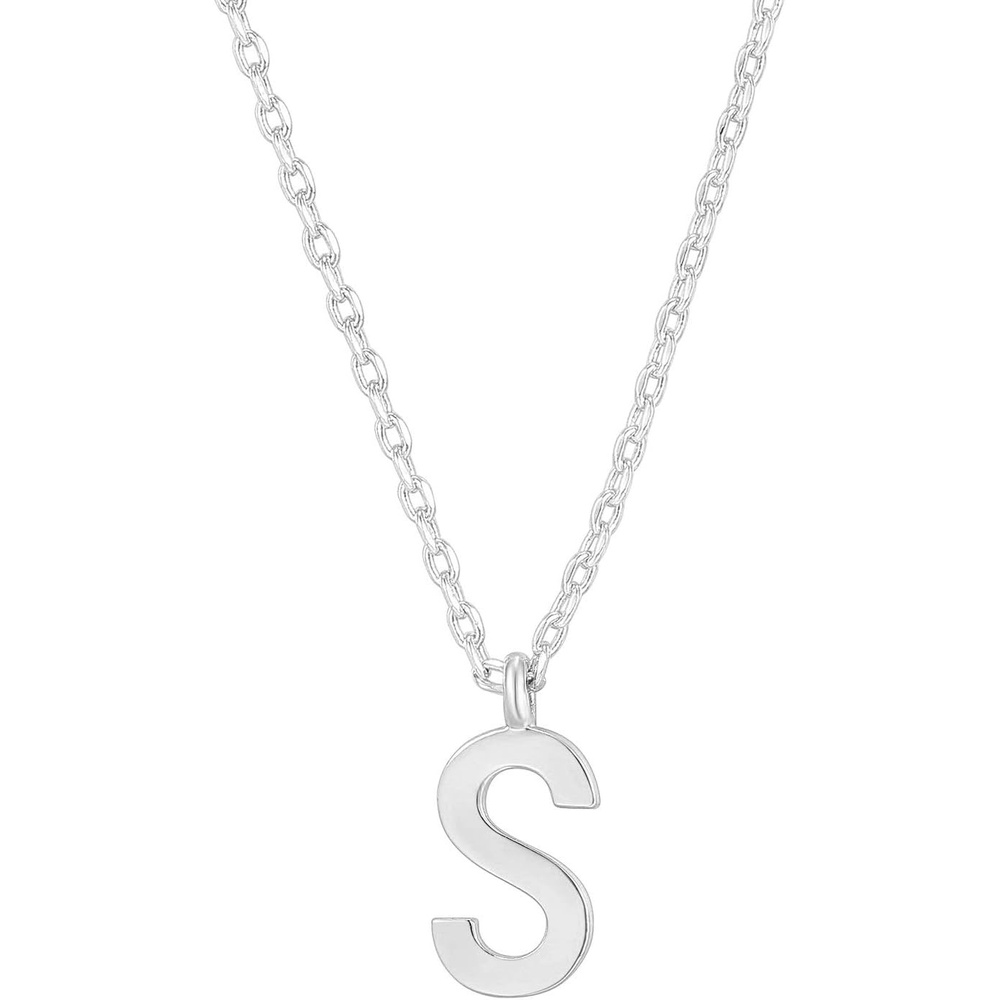 image:imagePAVOI 14K Gold Plated Initial Necklace  Letter Necklaces for Women S