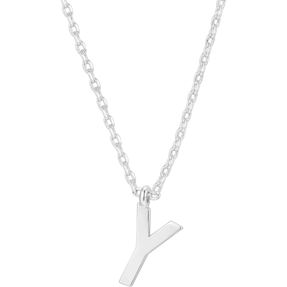 image:imagePAVOI 14K Gold Plated Initial Necklace Letter Necklaces for Women Y