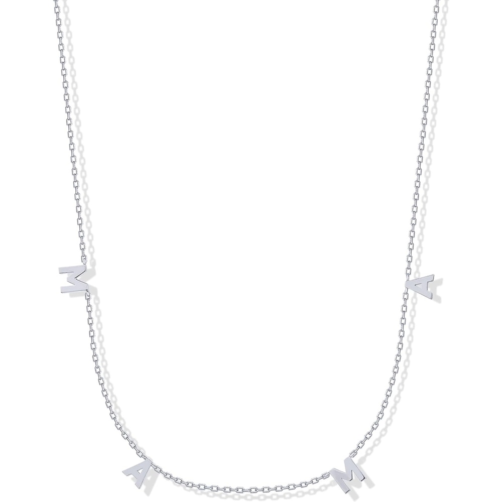 image:imagePAVOI 14K Gold Plated Mom Necklace for Women  Cubic Zirconia Mama Necklace Gold Jewelry Gifts for Mothers Day  Dainty Pendant New Mom JewelryMama