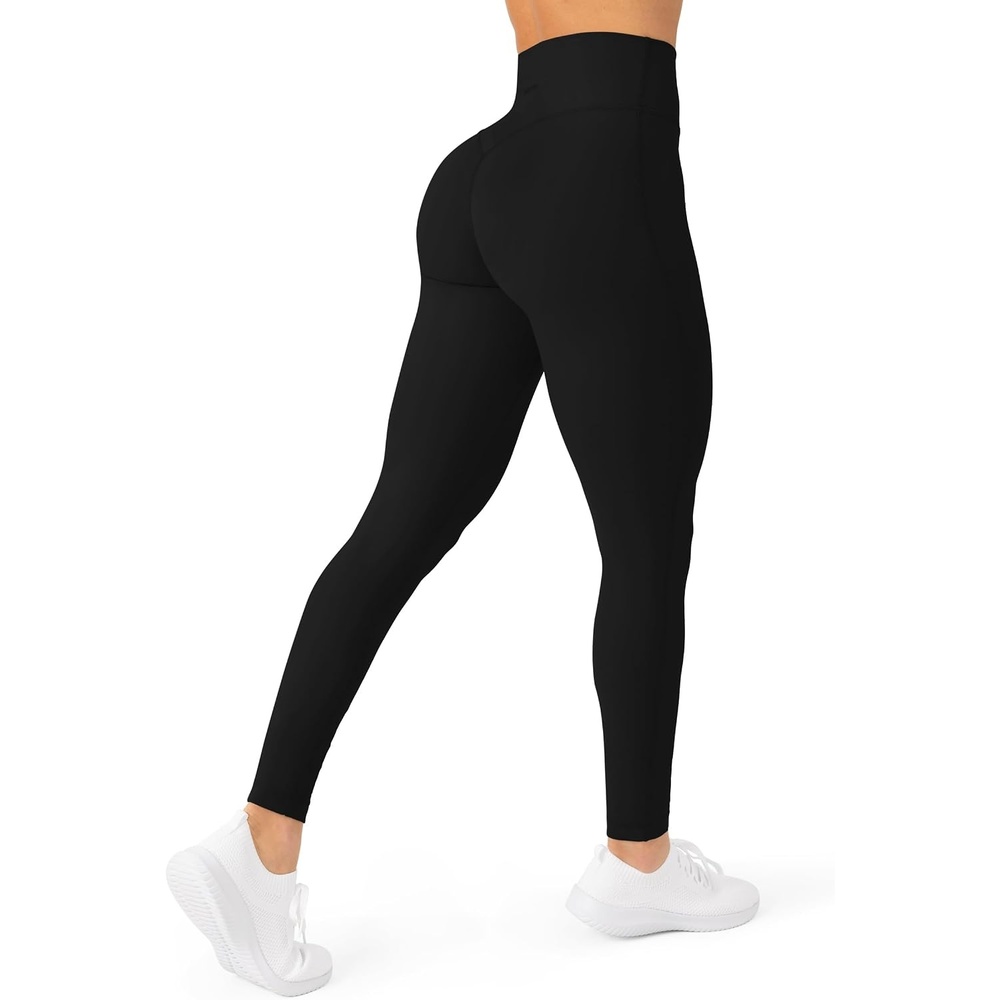 image:imagePAVOI ACTIVE Buttery Soft Workout Leggings for Women High Waisted No Front Seam Gym Leggings Yoga Pants FlexFlowBlack
