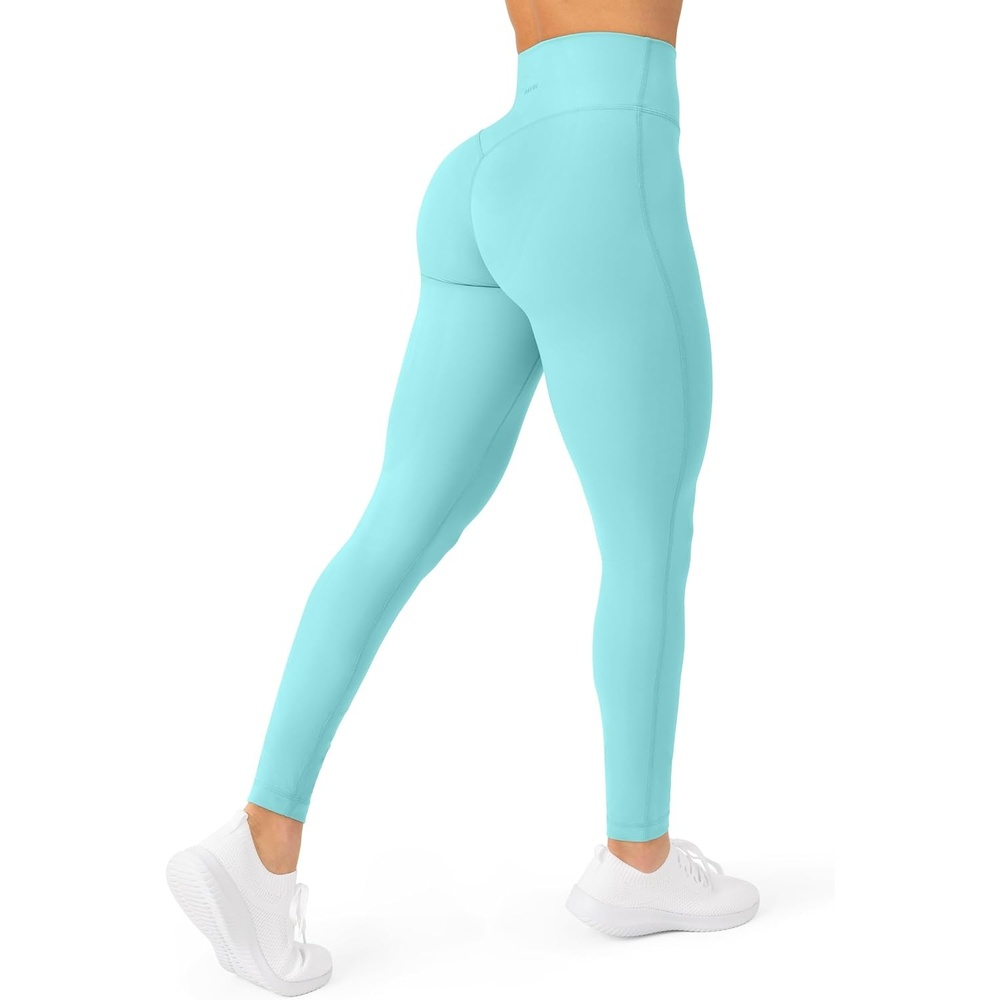 image:imagePAVOI ACTIVE Buttery Soft Workout Leggings for Women High Waisted No Front Seam Gym Leggings Yoga Pants FlexFlowCaribbean Sea