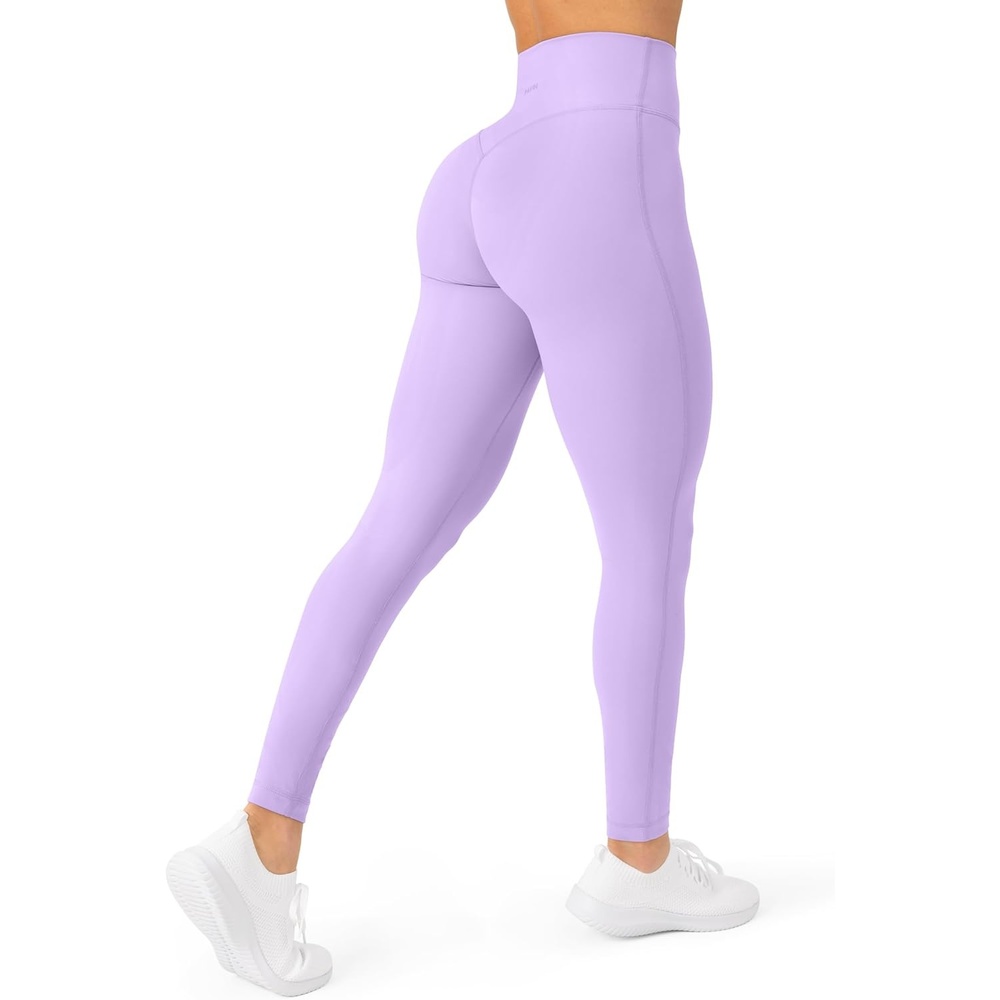 image:imagePAVOI ACTIVE Buttery Soft Workout Leggings for Women High Waisted No Front Seam Gym Leggings Yoga Pants FlexFlowLilac