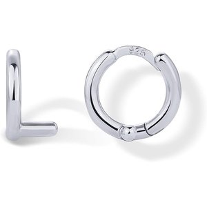 PAVOI 14K Gold Plated 925 Sterling Silver Posts Dainty Initial Huggie Earrings for Women – Gold Huggie Hoop Small Initial Jewelry – Trendy Alphabet Letter Earrings(- L)