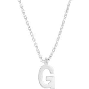 PAVOI 14K Gold Plated Initial Necklace | Letter Necklaces for Women(- G)
