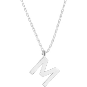 PAVOI 14K Gold Plated Initial Necklace | Letter Necklaces for Women(Simple  understated pendant necklace)