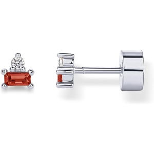 PAVOI 14K Gold Plated Sterling Silver Posts Colored Birthstone Flatback Stud Earrings for Women – Gemstone Cubic Zirconia Screwback Earrings – Dainty Helix Cartilage Piercing Jewelry(July – Ruby)