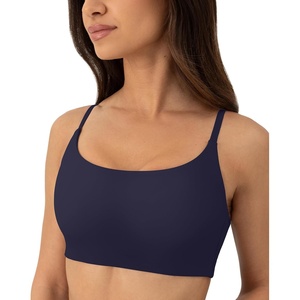 PAVOI ACTIVE Thin Spaghetti Strap Sports Bra for Women – Medium Support Buttery Soft Scoop Neck Workout Yoga Bras – FlexFlow(Twilight)