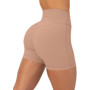 PAVOI ACTIVE Yoga Shorts for Women High Waisted Gym Shorts Buttery Soft Biker Workout Shorts 4″ & 6″ Compression Fit(Sienna)