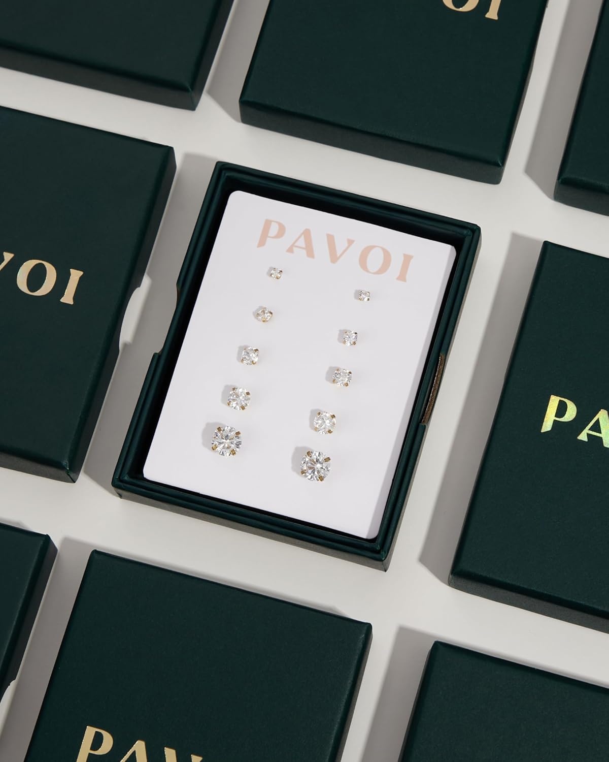 image:imagePAVOI 14K Gold Plated 925 Sterling Silver Posts Geometric Hoop Earrings for Women Trendy Geo Long Oval UShaped Link Triangle Huggie Hoops EarringOval